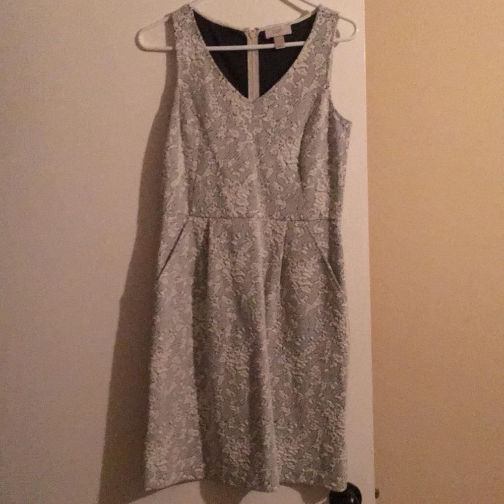 LOFT sleeveless dress with pockets. Size 2